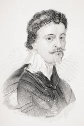 Sir Thomas Wentworth, illustration från 